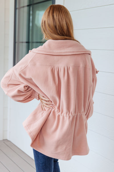 Brand Collab Zipped and Cinched Zip Up Jacket